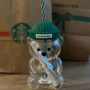Starbucks 2025 Bearista Bear glass jar